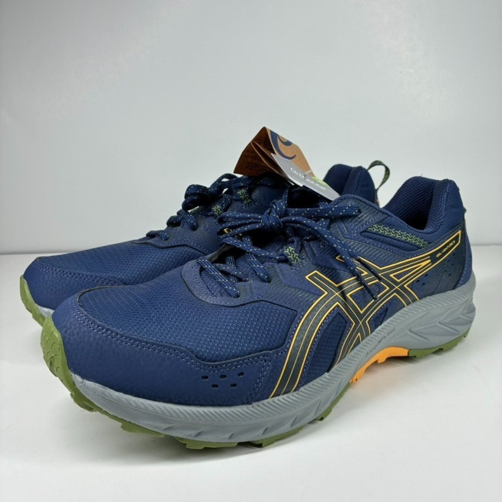 ASICS Gel-Venture 9 Men's US 13 4E Extra Wide Blue Trail Running Shoes 1011B488